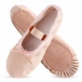 thumbnail image 1 of Sonducket Zapatos de baile de cuero cómodos para niñas y adultos, zapatillas de ballet, zapatos de ballet para niñas con estilo Calzado, 1 of 6