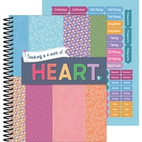 Carson Dellosa Crafty and Cool Teacher Planner (128 pages, 116 stickers)