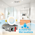thumbnail image 6 of NuWatt 3'' Ultra Slim Selectable CCT New Construction LED Canless Recessed Wafer Light 12 Pack, 6 of 7