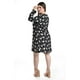 thumbnail image 3 of Vestido floreado Roman Fashion /Tallas Extras, 4222 (Negro flores) negro 36, 3 of 6