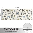 thumbnail image 5 of Kitchen Rugs Sets Of 2,Cute Animal Dogs Anti Fatigue Kitchen Mat Rugs Non Slip Washable,Decorative Kitchen Floor Mats for Kitchen,Sink,Laundry,17"X47", 5 of 5