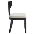 thumbnail image 6 of Side Dining Chair, Set of 2, Ivory White, Fabric, Wood, Bar Pub Cafe Bistro Dining Kitchen Hospitality Restaurant, Modern Contemporary, HB37232, 6 of 10