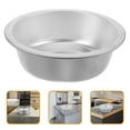 thumbnail image 1 of BESTYASH Silver Vegetable Cleaning Basin for Personal Hygiene in Large Round 1Pack, 1 of 8