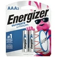 thumbnail image 6 of Energizer Ultimate Lithium AAA Batteries (2 Pack), Triple A Batteries, 6 of 14