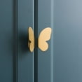 thumbnail image 6 of Yuedong Brass Room Door Handles Natural Luxury Decorative Butterfly Pulls Wardrobe Dresser Cupboard Cabinet Drawer Knobs, 6 of 14