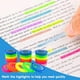 thumbnail image 5 of 20 rollos de cinta adhesiva transparente para escribir, notas adhesivas, 5 colores brillantes, pestañas para libros, 0,6 cm × 5 m, 5 of 5