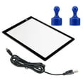 thumbnail image 1 of SHOWERORO led boards Light Box Board with Ruler for Positioning in Black for Professional Use 1 Set, 1 of 8
