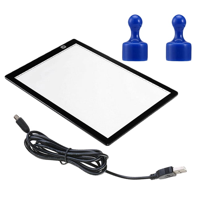 SHOWERORO led boards Light Box Board with Ruler for Positioning in Black for Professional Use 1 Set