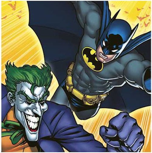 Pack of 8 DC Batman vs Joker 23cm Paper Plates 