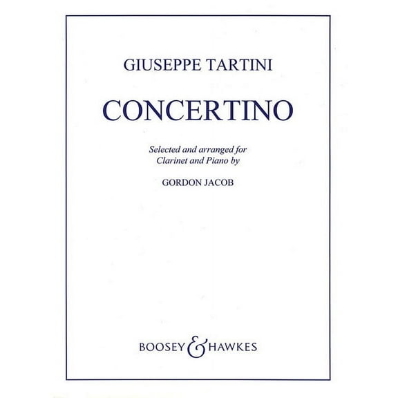 Concertino in F: For Clarinet and Piano, (Paperback)