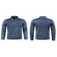 thumbnail image 4 of Men‘s Autumn Stand Collar Zipper Pullover with Long Sleeve, 4 of 5