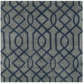 thumbnail image 6 of SAFAVIEH Soho Jarrod Geometric Wool Area Rug, Grey/Dark Blue, 3'6" x 5'6", 6 of 9
