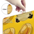 thumbnail image 3 of Hat on Yellow Acrylic Clipboards A4 Standard Letter Size Clipboard 12.5" X 9" Clip Board for Students Teacher Office, 3 of 7