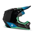 thumbnail image 2 of Casco de motocross Fox Racing V1 Ballast negro/azul, talla XL, 2 of 7