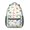 Dinosaur and Floral-2, variant on Dinosaur and Floral Off White Pattern Backpack for School, Cute School Bag with Adjustable Shoulder Straps and Padded Back, 15.3"x11"x6.7"