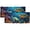 Pattern-3, variant on Watercolor Sea Turtles Kitchen Curtain Valances Beach Ocean Coastal Scenery Window Treatment Valance Curtains for Bathroom 54 by 18 in, 2 Panel