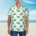 thumbnail image 4 of Goofa Sea Turtle Hawaiian Shirt for Men, Unisex Summer Beach Casual Short Sleeve Button Down Shirts,Aloha Tropical Floral print shirt-XX-Large, 4 of 9