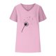 thumbnail image 3 of Camisetas de Cuello en V Mujeres Impresas Manga Corta Camiseta Casual, Ligera Y Básica de las Mujeres Camisetas Casuales, 3 of 4