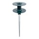 thumbnail image 2 of Guía de manguera Spike Manguera de jardín Rueda de rodillo Tubo de agua de metal plástico Soporte de estaca de césped de parque kenally HA006603-00, 2 of 6