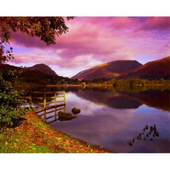 Grasmere in The Lake District Cumbria England Poster Print by Paul Thompson, 36 x 30