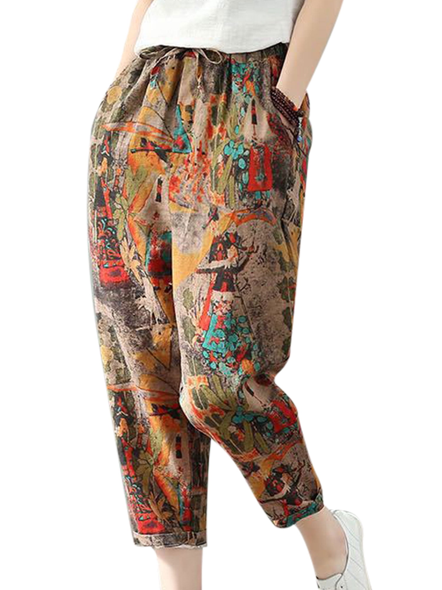 Hammons - Women Cotton Harem Pants 