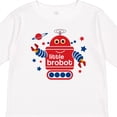 thumbnail image 4 of Inktastic Robot Little Brother Boys Long Sleeve Toddler T-Shirt, 4 of 5
