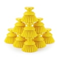 thumbnail image 2 of Cepillo De Mano Redondo Para Tallar en Piso Ropa Piedra Madera Metal Brushtech Fibra Pbt Amarillo, 2 of 2