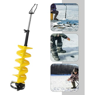 Ice Fishing Auger Stopper w/Drill Adapter; 9disc fits up to 8 auger  blades