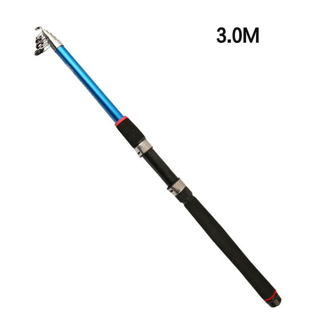 Qualitchoice Canne à Pêche Télescopique Portable Corps de Canne Léger Conçu pour la Pêche sur Rivière Étang
