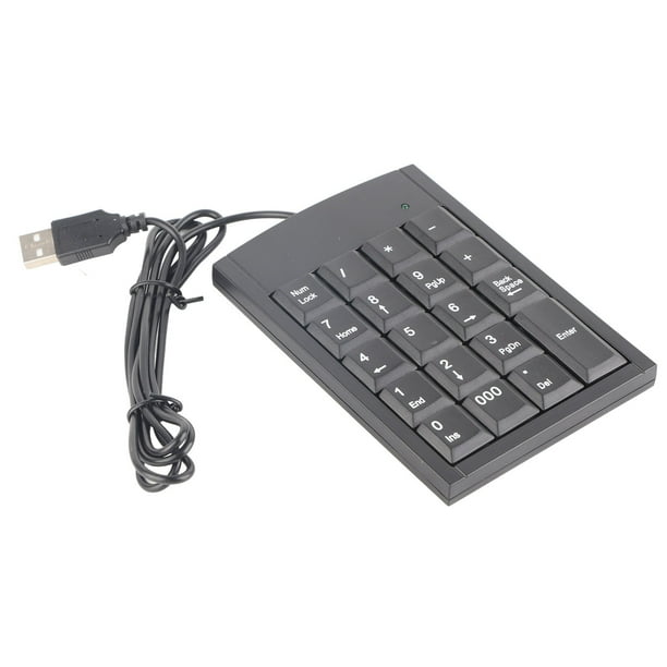 Teclados Numéricos USB, Teclado Numérico Teclado Numérico Mini Teclado Numérico USB Portátil Teclado Numérico Mini Teclado USB para Computadora Portátil