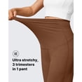 thumbnail image 5 of G4Free BareFeel Maternity Bermuda Shorts Over The Belly Loose Wide Leg Pregnancy Shorts Casual Work, 5 of 8