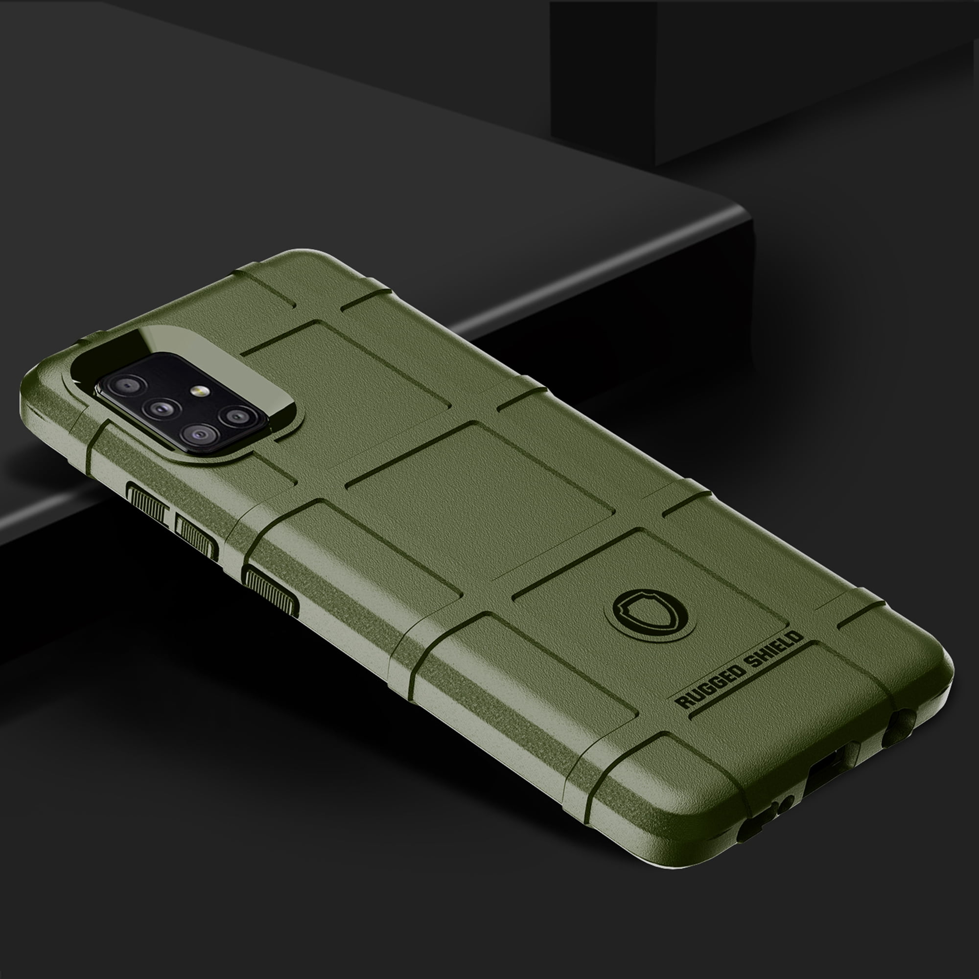 Dteck Case For Samsung Galaxy A51 5G (6.5 inches), Shockproof Rugged Rubber Case Armor TPU Back