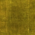 thumbnail image 1 of Ahgly Company Indoor Square Abstract Yellow Modern Area Rugs, 4' Square, 1 of 4