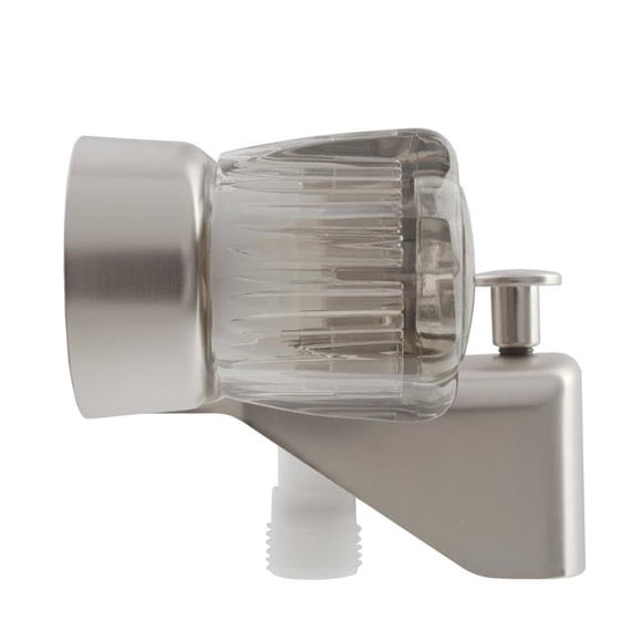 Robinet Déviateur pour Baignoire et Douche de VR, Nickel Satiné Brossé