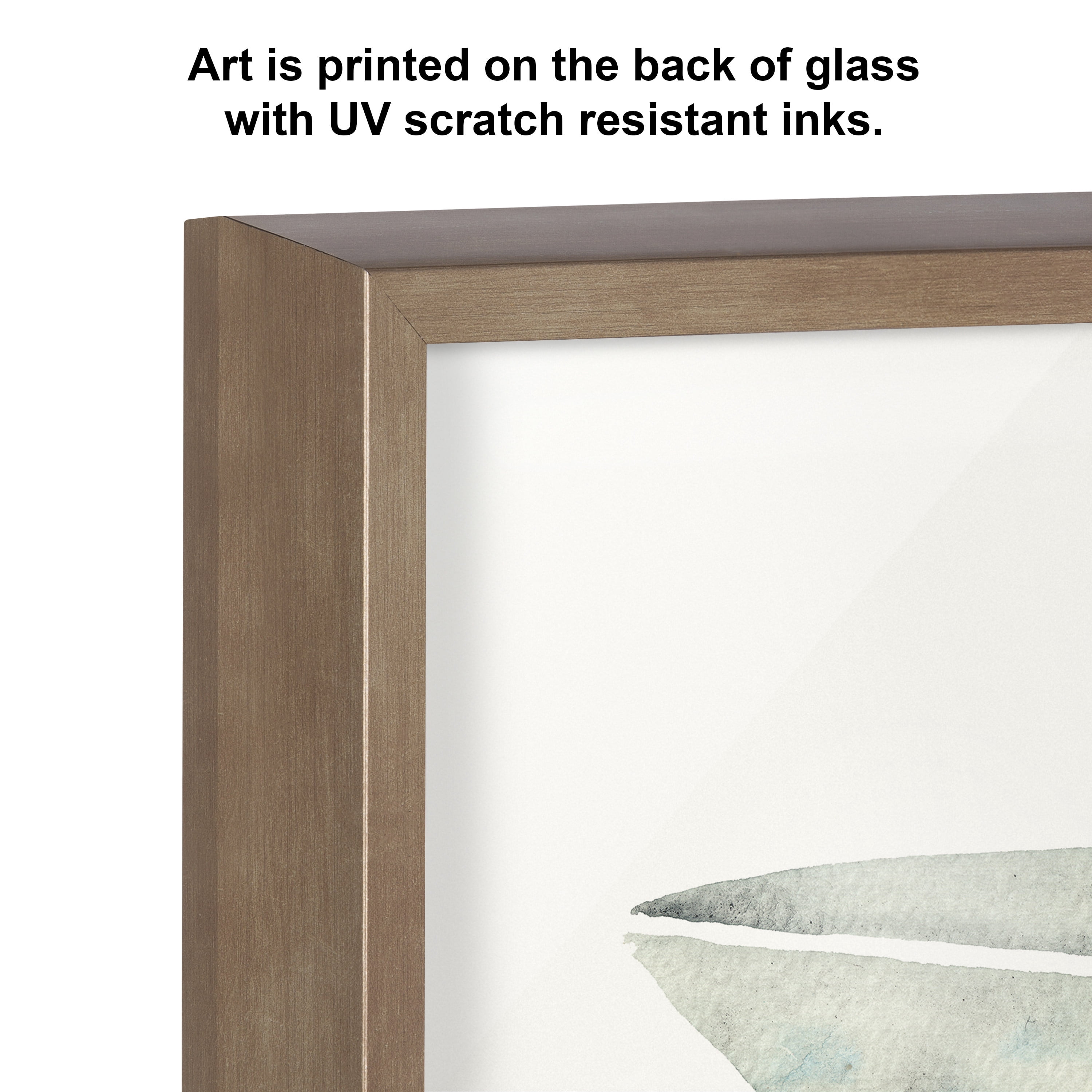 Kate and Laurel Blake Classic Cocktails Framed Printed Glass Wall Art by Cat Coquillette, 16x20 Gold, Mid-Century Modern Cocktail Art for Wal