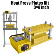 Rosin Press Machine Duel Heated Plates Heat Transfer Aluminum Plate for 15-30 Tons of Hydraulic or Air Operated
