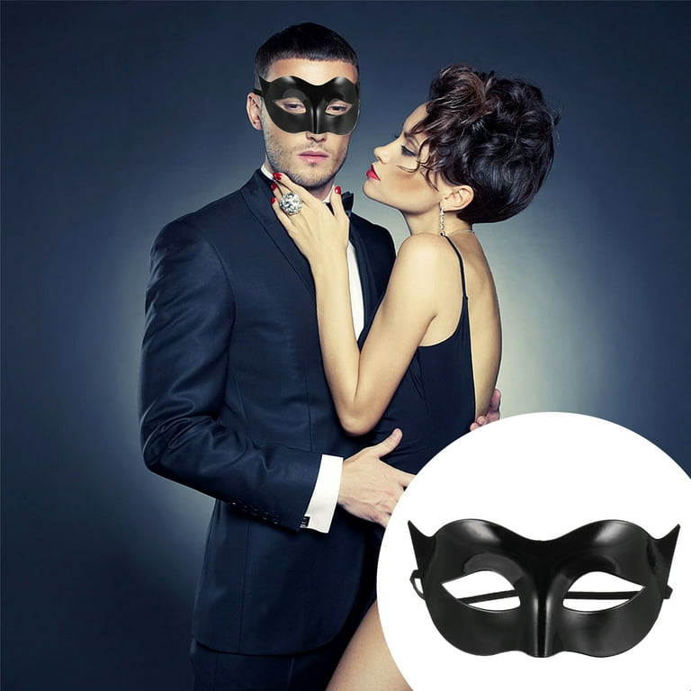 blue and black masquerade masks for men