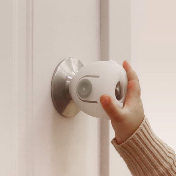 Fundas para pomos de puerta de seguridad para bebés EUDEMON, paquete de 6, para pomos redondos