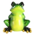 thumbnail image 4 of Ebros Rainforest Green Frog Grog Toad Piggybacking Wine Holder Caddy Figurine, 4 of 8