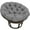 dark grey, variant on FUNING 44-inch Solid Micro Suede Papasan Cushion (Fits 42-inch Papasan Frame)