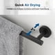 thumbnail image 5 of Toallero Negro Mate Toalleros De 14 Pulgadas Para Baño Montado En La Pared Espesar Sus304 Acero Inoxidable Soporte Para Toallas De Mano Resistente Organizador Accesorios De Baño Longitud Total 16.5 Pu, 5 of 5