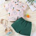 thumbnail image 4 of Gvdentm Baby Boy Easter Outfit Boys 2 Piece Outfits Print Short Sleeve Tee Shirt and Drawstring Shorts Set Green,6-9 Months, 4 of 9