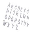 thumbnail image 3 of 2x52 Piezas Aleación Letras Pta Accesorio DIY Pulseras Pendiente Zulema Colgantes de aleación para joyería DIY, 3 of 8