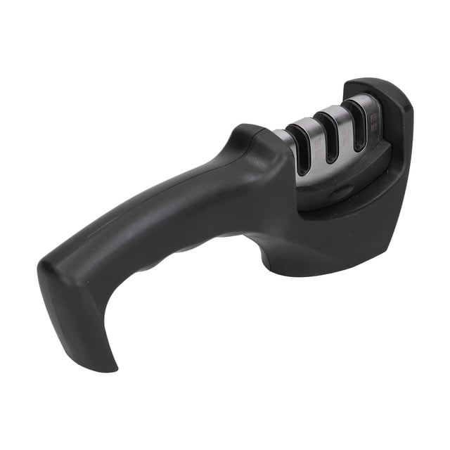 Afilador de cuchillos manual Jadeshay 3 etapas Negro