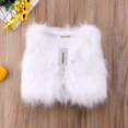 thumbnail image 4 of Baby Baby Girl Faux Fur Winter Waistcoat Warm Vest Toddler Outerwear Coat, 4 of 5