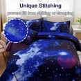 thumbnail image 6 of NTBED Galaxy Bedding Sets Outer Space Comforter Bed in a Bag 3D Printed Quilt for Children Boy Girl Teen Kids Queen 6Pcs, 6 of 9