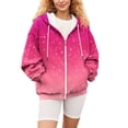 thumbnail image 6 of Bovemsi Sweatshirt for Women Zip Activewear Jacket Coat Printed Fall Outwear With Pockets Zip Up Hoodie, 6 of 7
