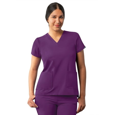 

Adar Addition Scrubs For Women - Modern V-Neck Scrub Top