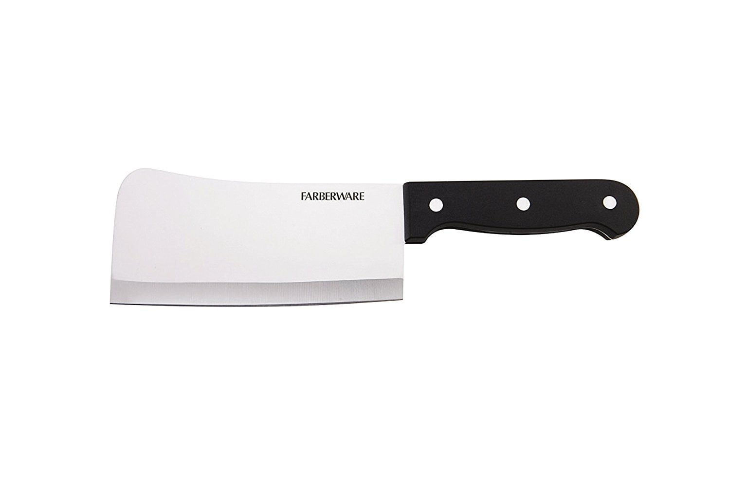 Classic Triple Rivet Stamped Stainless Steel Cleaver Stamped, 6-Inch, Farberware is the #1... by