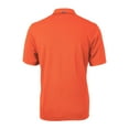 thumbnail image 3 of Men's Cutter & Buck Orange Clemson Tigers Virtue Eco Pique Recycled Polo, 3 of 3